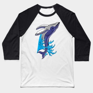 Whale Baseball T-Shirt